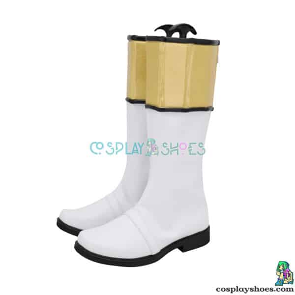 Power Rangers Kyoryu Sentai White Ranger Boots – side view