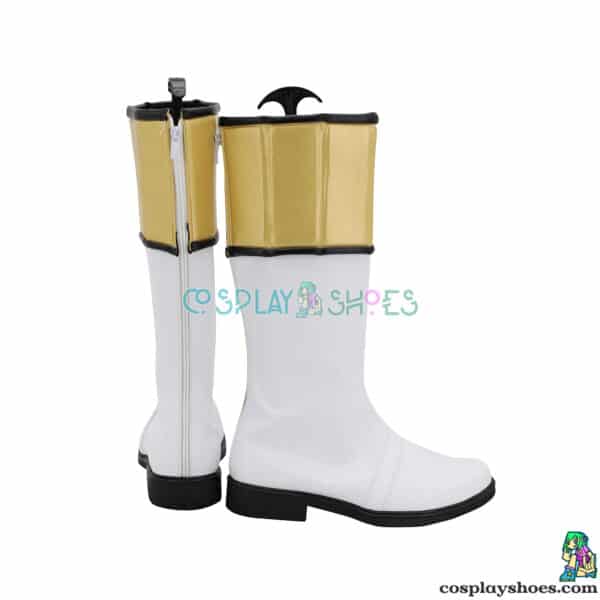 Power Rangers Kyoryu Sentai White Ranger Boots – back view
