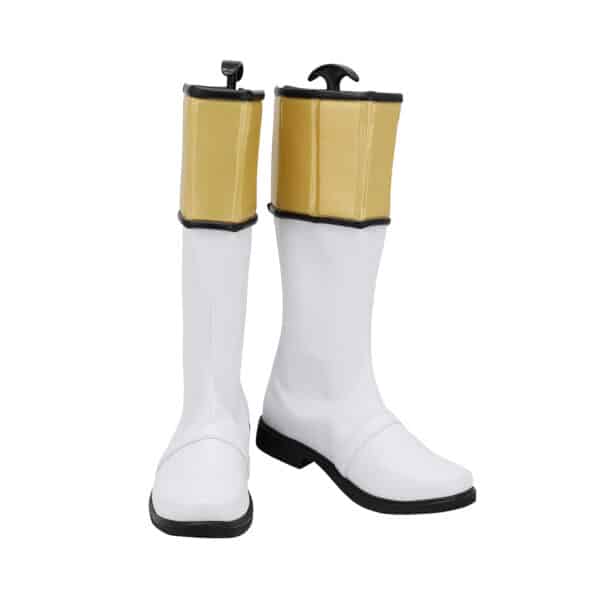 Power Rangers Kyoryu Sentai White Ranger Boots – front view