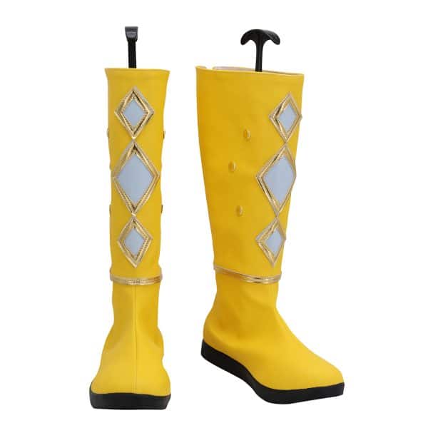 Power Rangers Yellow Ninja Ranger Boots 4