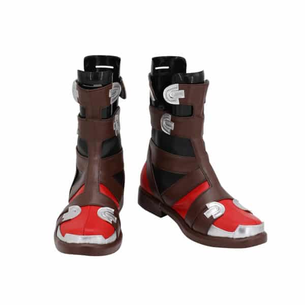 Xenoblade Chronicles Shulk Cosplay Boots – front view